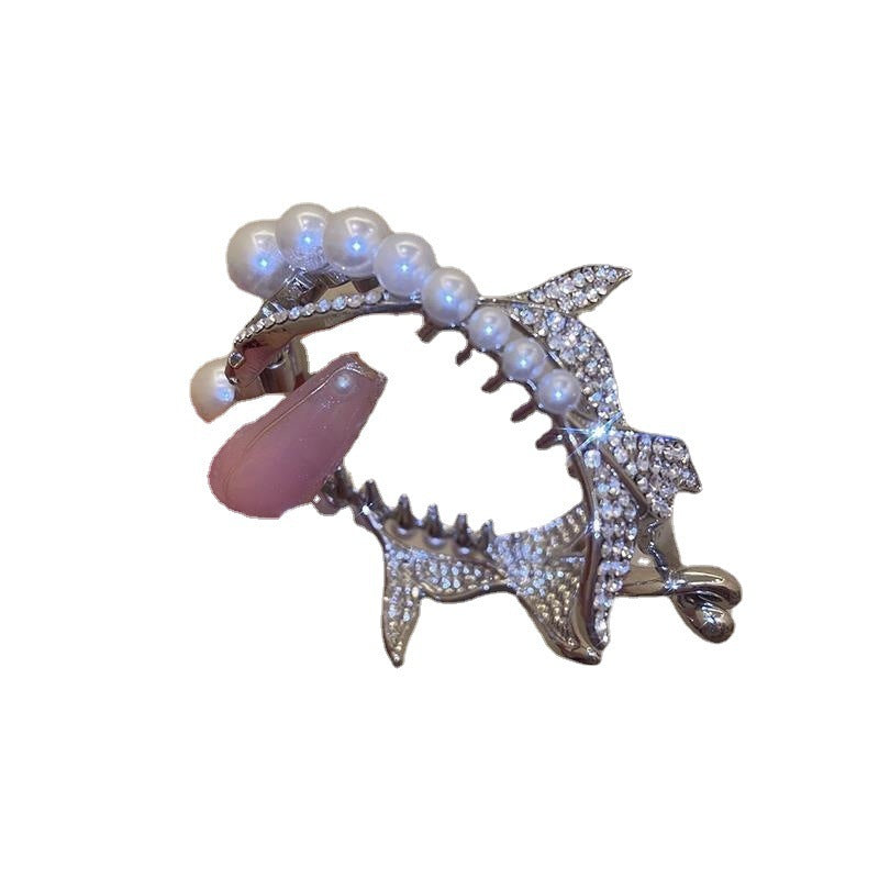Double Fish Tail Pearl Ball Head Clamping Girl