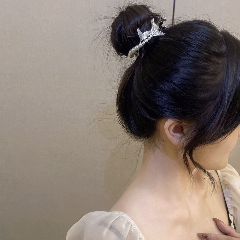 Double Fish Tail Pearl Ball Head Clamping Girl