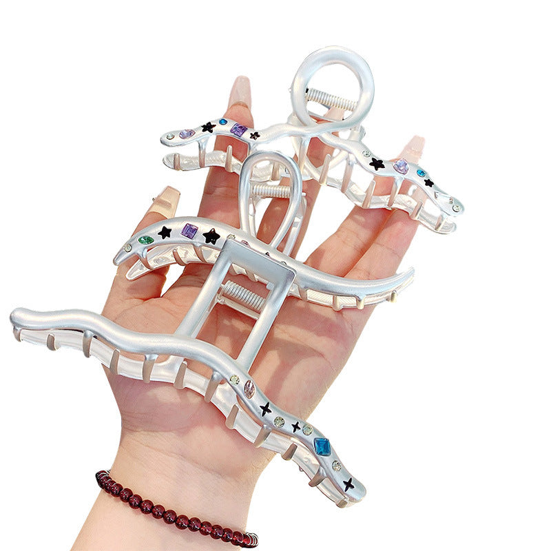 Women's Fashion Temperament Large Shark Clip