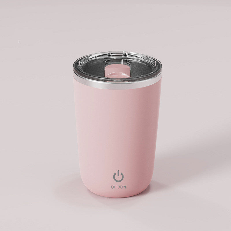 350ml Automatic Self Stirring Mug Coffee Milk Juice Mixing Cup Electric Stainless Steel